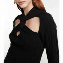 Versace Cutout Wool And Cashmere Sweater -Outlet Versace Store unnamed file 1368