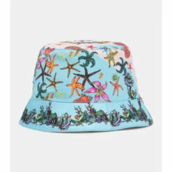 Versace Trésor De La Mer Bucket Hat -Outlet Versace Store unnamed file 1373