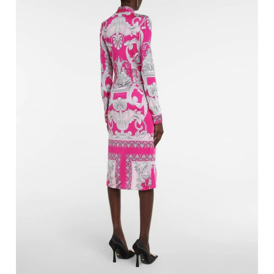 Versace Printed Shirt Dress 4 Versace Printed Shirt Dress - Image 2