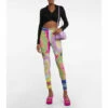 Versace I Ventagli High-rise Leggings -Outlet Versace Store unnamed file 1406