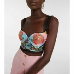 Versace Trésor De La Mer Silk Satin Bralette -Outlet Versace Store unnamed file 1414