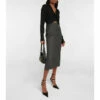 Versace Pinstriped Wool Midi Skirt -Outlet Versace Store unnamed file 1429