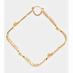Versace Greca Hoop Earrings