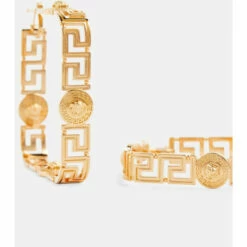 Versace Greca Hoop Earrings -Outlet Versace Store unnamed file 1439