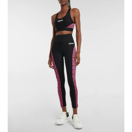 Versace Greca Signature Racerback Sports Bra 3 Versace Greca Signature Racerback Sports Bra