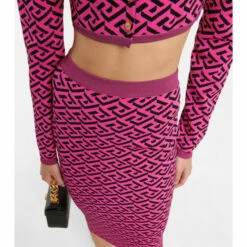 Versace La Greca High-rise Midi Skirt -Outlet Versace Store unnamed file 1474