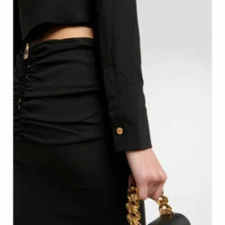 Versace Medusa Ruched Crop Top 9 Versace Medusa Ruched Crop Top -Outlet Versace Store unnamed file 1478