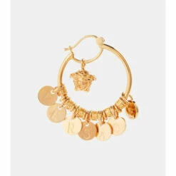 Versace Medusa Embellished Earrings