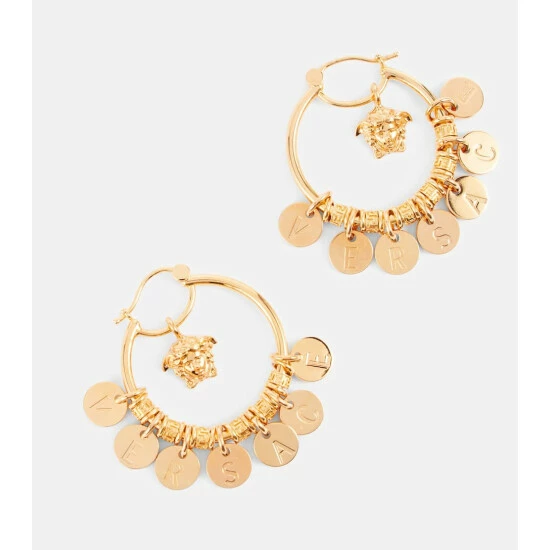 Versace Medusa Embellished Earrings 5 Versace Medusa Embellished Earrings - Image 3