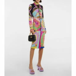 Versace Medusa Biggie Satin Mules