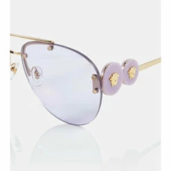 Versace Medusa Aviator Sunglasses