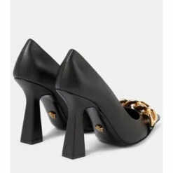 Versace Medusa Embellished Leather Pumps -Outlet Versace Store unnamed file 1511