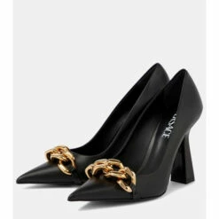 Versace Medusa Embellished Leather Pumps -Outlet Versace Store unnamed file 1513