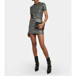 Versace Pin-Point Buckle Leather Ankle Boots