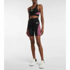 Versace Greca Signature High-rise Biker Shorts