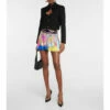 Versace I Ventagli Ruched Miniskirt -Outlet Versace Store unnamed file 1549