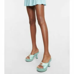 Versace Medusa Biggie Satin Mules -Outlet Versace Store unnamed file 1559