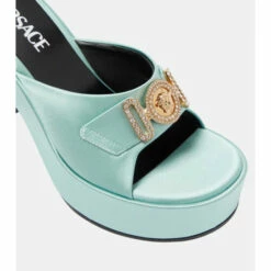 Versace Medusa Biggie Satin Mules -Outlet Versace Store unnamed file 1561