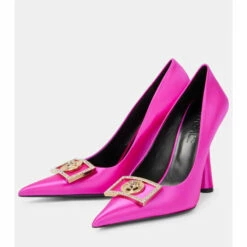 Versace Medusa Biggie Embellished Satin Pumps -Outlet Versace Store unnamed file 1565