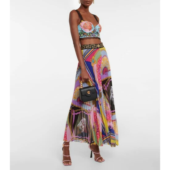 Versace Fendace Embellished Satin Sandals 3 Versace Fendace Embellished Satin Sandals