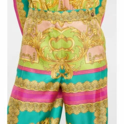 Versace Barocco Goddess Silk Wide-leg Pants -Outlet Versace Store unnamed file 1579