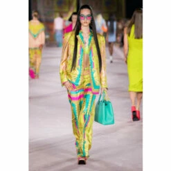 Versace Barocco Goddess Silk Wide-leg Pants -Outlet Versace Store unnamed file 1580