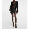 Versace Medusa Leather Miniskirt -Outlet Versace Store unnamed file 159