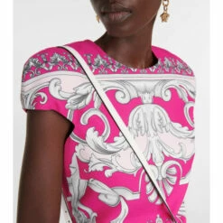 Versace Silver Baroque Minidress -Outlet Versace Store unnamed file 1598