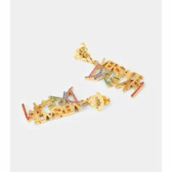 Versace Dream Logo Earrings -Outlet Versace Store unnamed file 1612