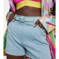 Versace La Medusa Leather Belt