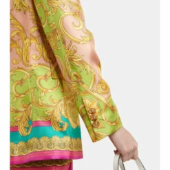 Versace Printed Silk Blazer -Outlet Versace Store unnamed file 1633