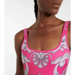 Versace Silver Baroque Reversible Swimsuit -Outlet Versace Store unnamed file 1640