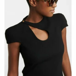 Versace Keyhole Wool-blend Minidress -Outlet Versace Store unnamed file 1644