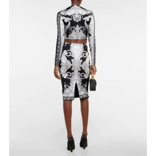Versace Cutout Printed Top 4 Versace Cutout Printed Top - Image 2