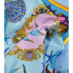 Versace Trésor De La Mer Silk Scarf -Outlet Versace Store unnamed file 1654