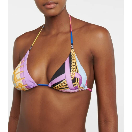 Versace I Ventagli Printed Bikini Top 5 Versace I Ventagli Printed Bikini Top - Image 3