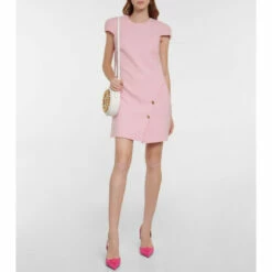 Versace Medusa Wool-blend Minidress