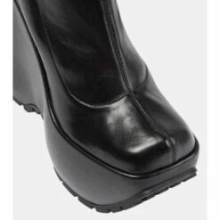 Versace Triplatform Leather Knee-high Boots -Outlet Versace Store unnamed file 1697
