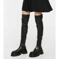 Versace Leonidis Over-the-knee Leather Boots -Outlet Versace Store unnamed file 1703