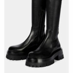 Versace Leonidis Over-the-knee Leather Boots -Outlet Versace Store unnamed file 1704