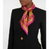 Versace Barocco Silk Twill Scarf -Outlet Versace Store unnamed file 1737