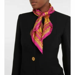 Versace Barocco Silk Twill Scarf