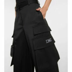 Versace Logo Virgin Wool Cargo Pants -Outlet Versace Store unnamed file 1750