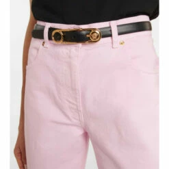 Versace Safety Pin Leather Belt