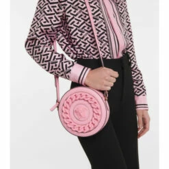 Versace La Medusa Leather Camera Bag