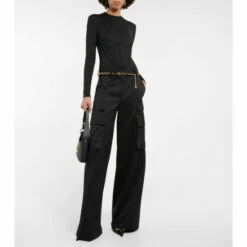 Versace Long-sleeved Corset Bodysuit