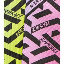 Versace La Greca Printed Silk Scarf -Outlet Versace Store unnamed file 1810