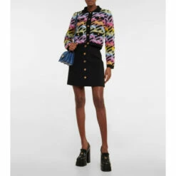 Versace La Medusa Small Denim Shoulder Bag -Outlet Versace Store unnamed file 1830