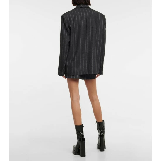 Versace Oversized Pinstriped Blazer 4 Versace Oversized Pinstriped Blazer - Image 2