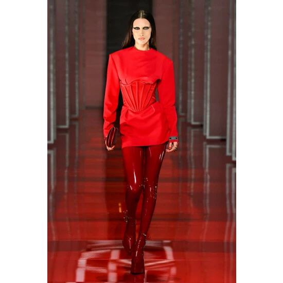 Versace Oversized Pinstriped Blazer 8 Versace Oversized Pinstriped Blazer - Image 6